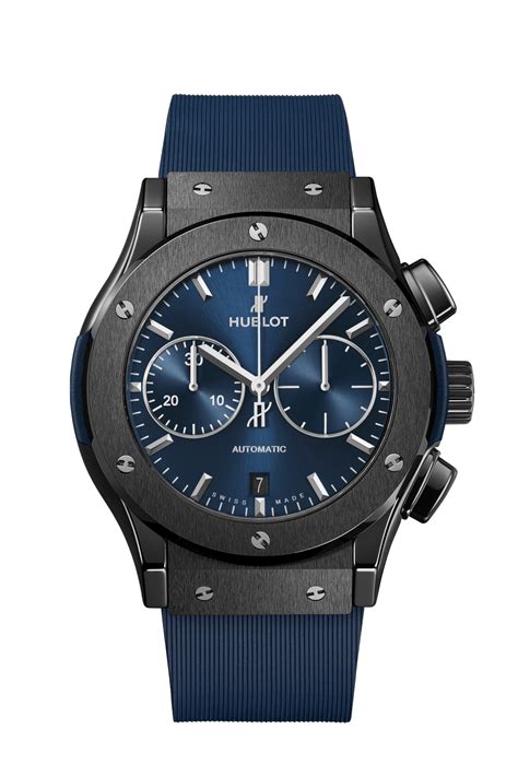 hublot classic fusion chronograph blue red stripe|hublot classic fusion classico.